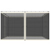 Replacement Mosquito Netting for Gazebo 10' x 12' Black Screen Walls for Canopy with Zippers, Cream White