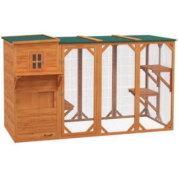 Wooden Cat Catio, 76