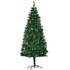 6ft Green Christmas Tree Artificial Xmas Holidays Party with Decoration Ornament