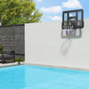 Soozier Wall Mounted Basketball Hoop, Basketball Goal Combo Kit with 43