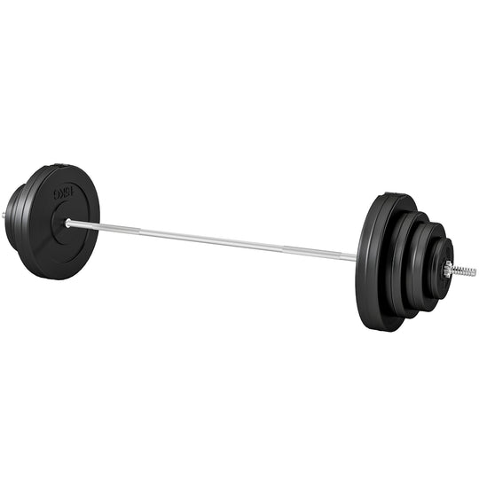 154 lbs Barbell Weight Set, Adjustable Weights for Home Gym with 67
