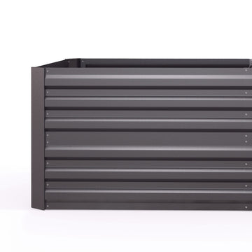 Galvanized Raised Garden Bed, Steel Outdoor Planters with Reinforced Rods, 71