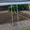 Soozier Trampoline Ladder Steel, 2/3 Steps Outdoor Trampoline Accessories, 43 Inch Length
