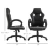 Racing Gaming Chair Office Chair Computer Desk Gamer Chair with Swivel Wheels, Padded Headrest, Tilt Function, Black