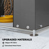 6' x 4' Portable Shed, Waterproof Bike Tent with Roll-up Zipper Door, Vent and Galvanised Metal Frame, Dark Grey
