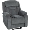 Power Recliner Chair with Massage, Electric Lift Chair for Elderly with Side Pockets, 2 Memory Positions, Remote