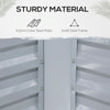 Steel Outdoor Raised Garden Bed with Greenhouse,Cover, Roll Up Door, Dual Use, 50