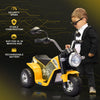 Kids Electric Motorcycle 6V Battery Powered Ride-On Dirt Bike 3-Wheels Motorbike Yellow