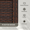 PE Rattan 360° Swivel Patio Chair with Cushion