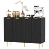Modern Kitchen Storage Cabinet, Sideboard Buffet Cabinet with Adjustable Shelves for Kitchen Hallway