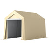 7' x 12' Outdoor Storage Shed Portable Garage with Roll-up Door for Motorcycle, Bike, Garden Tools