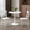 Wooden Dining Chairs Set of 2, Kitchen Chairs with Cross Back, Solid Structure for Living Room and Dining Room