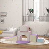 Qaba 7-piece Soft Play, Foam Climbing Blocks for Toddlers, Kids' Educational Climbing Crawling Toys, Kids Foam Play Set Stairs and Ramp, Multicolored