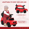 Mercedes-Benz G350 Licensed Push Car, 3-in-1 Toddler Sliding Car with Horn, Steering, Foot Rest, Seat Storage, Red
