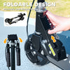 Qaba Scooter for Kids Ages 3-8 with Light Up Wheels, Adjustable Handlebar, Rear Brake & Handbrake for Girls and Boys, Black