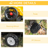 Ride on Tractor for Kids, Pedal Construction Car with Manual Control Bucket for 3 Year Old, Yellow
