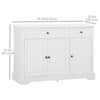 Modern Sideboard Cabinet, Buffet Cabinet with 2 Drawers and Adjustable Shelves, Buffets Tables for Dining Room