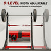 Soozier 2-Piece Barbell Rack, 53.5