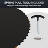 Soozier Trampoline Mat Replacement with Spring Pull Tool and 72 V-Hooks, Fits 12ft Trampoline, Using 5.5