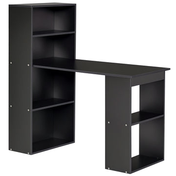 Modern Computer Desk with Storage Shelves, 47