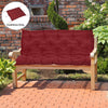 2 Seater Garden Bench Cushion, Soft Thick Outdoor Non-Slip 2 Seater Soft Pad With Backrest for Garden Patio, 47