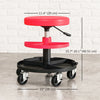 Rolling Garage Stool, 300 LBS Capacity Mechanic Stool with 2.5