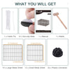 Small Animal Cage for Bunny, Guinea Pig, Chinchilla, Hedgehog, Portable Pet Enclosure with Door, 22 Panels