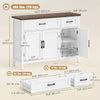 Sideboard Buffet Cabinet, 44