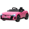 Ride-On Toy On Car with Remote Control, 12V 3.1 MPH Electric Ride for Kids w/ Suspension System, Horn Honking, Pink