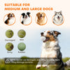Automatic Dog Ball Launcher, Automatic Ball Launcher with 3 ETPU Balls, 26-79ft, for Medium and Large Dogs, Orange
