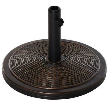 29LBS Offset Patio Umbrella Cement Base Stand Cantilever Parasol Holder Weight, Fits Φ1.4