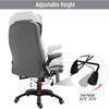 High Back Adjustable Massage Office Chair Ergonomic Reclining Executive Chair Home Office Furniture Grey