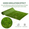 Artificial Grass 10' x 3' (30 Square Feet), Fake Grass Turf with UV Protection, Drain Holes for Rain, Green