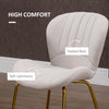 Dining Chairs Set of 2, Modern Accent Chair with Cushioned Backrest, Upholstery for Living Room