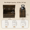 31.5 Inches Storage Chest, Storage Trunk with Safety Hinge for Living Room, Rustic Brown