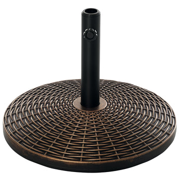 55 lbs Round Cement Patio Umbrella Base 21