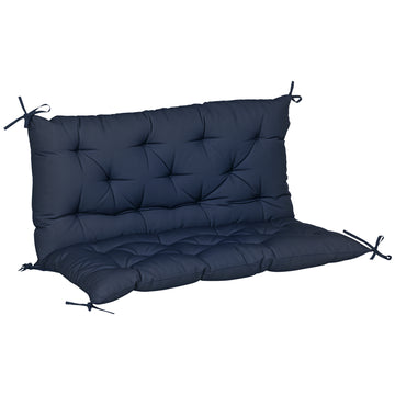 Porch Swing Cushion Garden Bench Cushion with Backrest, Non-Slip 2-seater Soft Pad, Swing Chair Mat Replacement for Indoor and Outdoor, 39.4