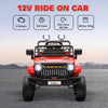 Qaba 12V Ride on Truck, Electric Car for Kids with Remote Control, Suspension, 3 Speeds, USB Music Headlights, Red