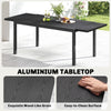 Expandable Patio Dining Table for 8-10 People, 60.6