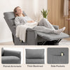 Lift Chair for Elderly, Power Chair Recliner with Remote Control, Side Pockets for Living Room