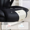 Executive Office Chair, Desk Chair with Flip-up Armrest, Diamond Fabric Computer Chair for Home Office, Black