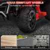 Qaba Kids ATV, 6V Battery Powered Electric Vehicle with Headlights, Music, Forward/Reverse Switch for 18-36 Months, Red