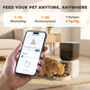 Automatic Cat Feeder with Camera, 2.4G WiFi, APP Control 8L Pet Feeder 1-10 Meals with 2-Way Audio, Dual Power Supply