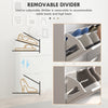 Shoe Storage Cabinet with 4 Flip Drawers and Adjustable Shelf, Shoe Cabinet for 16 Pairs of Shoes, White