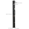 10.6Gal Outdoor Solar Shower w/ 360 Rainfall, Handheld Head, 60℃ Temperature Adjustment for Backyard Poolside Beach Spa