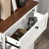 Farmhouse Sideboard Storage Cabinet with Doors and Drawer for Kitchen, Living room, 23.6