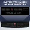 Compact Washer, Portable Washing Machine, Full Automatic Washer with 8 Programs and 6 Water Levels, White