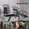 Soozier Leg Extension Machine Adjustable Leg Extension and Curl Machine with Plate Loaded for Leg Extension