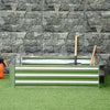 Galvanized Raised Garden Bed, 4' x 3' x 1' Outdoor Metal Planter Box, Raised Bed for Growing Flowers and Herbs