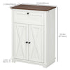 Farmhouse Sideboard Storage Cabinet with Doors and Drawer for Kitchen, Living room, 23.6